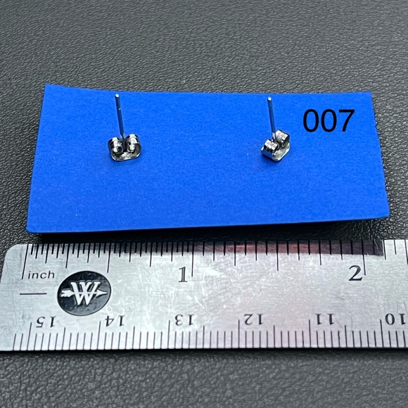 Assorted stud earrings sold per set. #006-011 - Picture 5 of 9